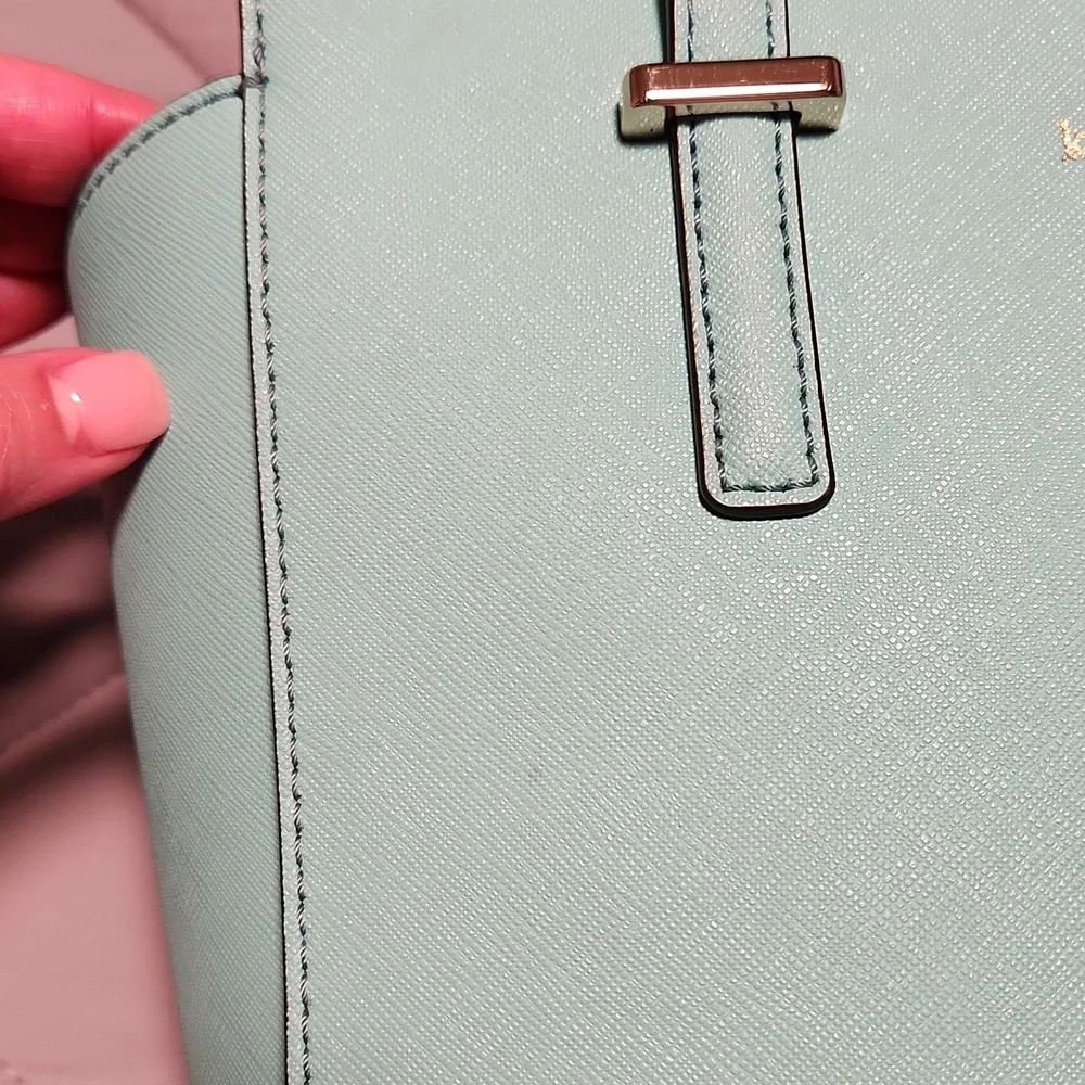 Kate Spade Mint Leather Tote Bag